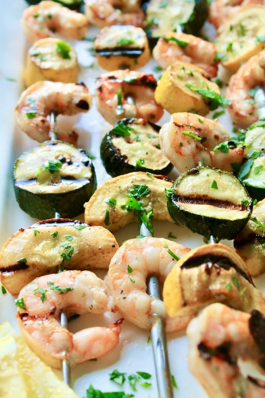 enjoy grilled skewers hot