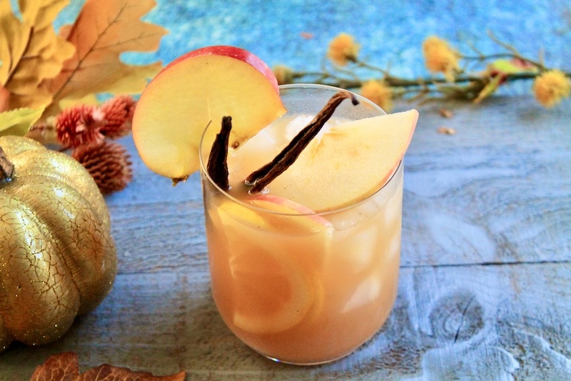 apple bourbon apple cider fall cocktail
