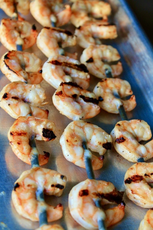 easy grilled shrimp skewers