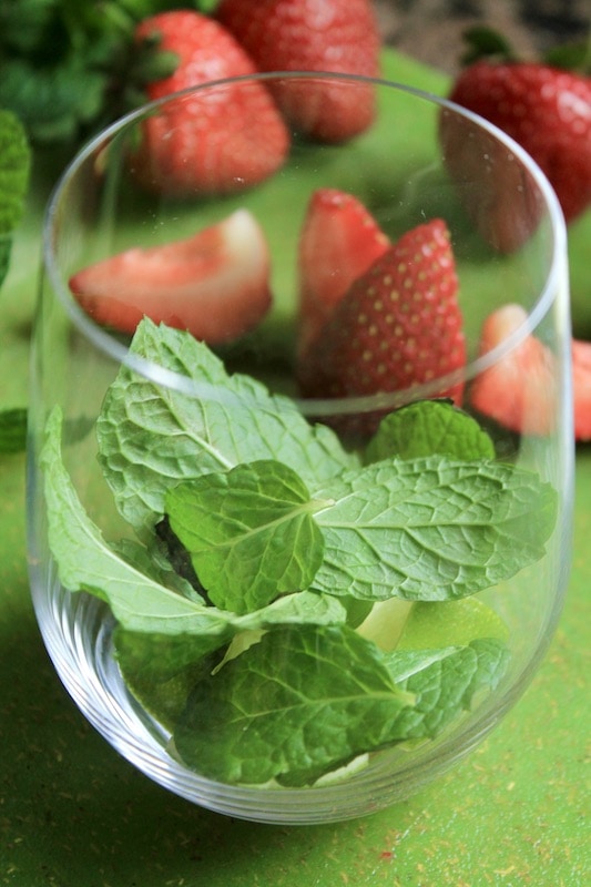 add fresh mint to your glass