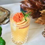 hard apple cider and rum cocktail