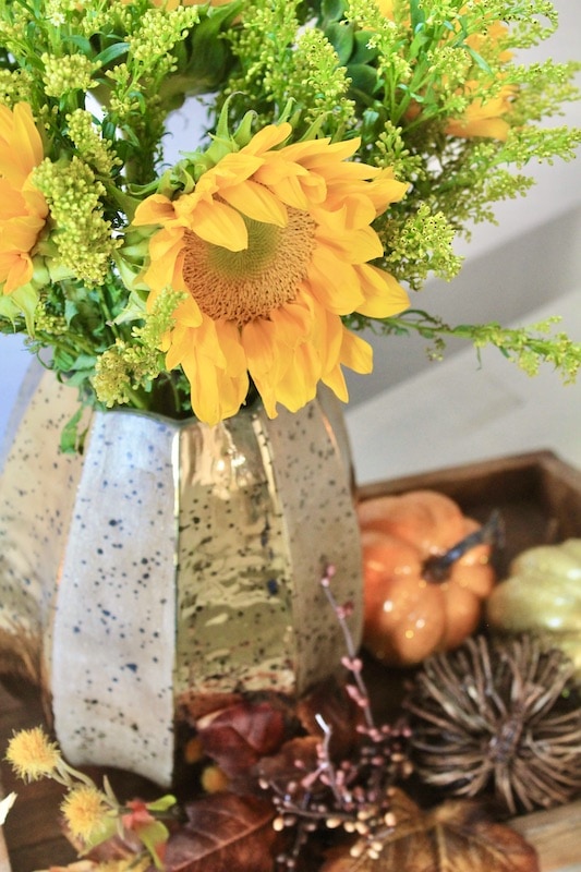 fall kitchen table decor