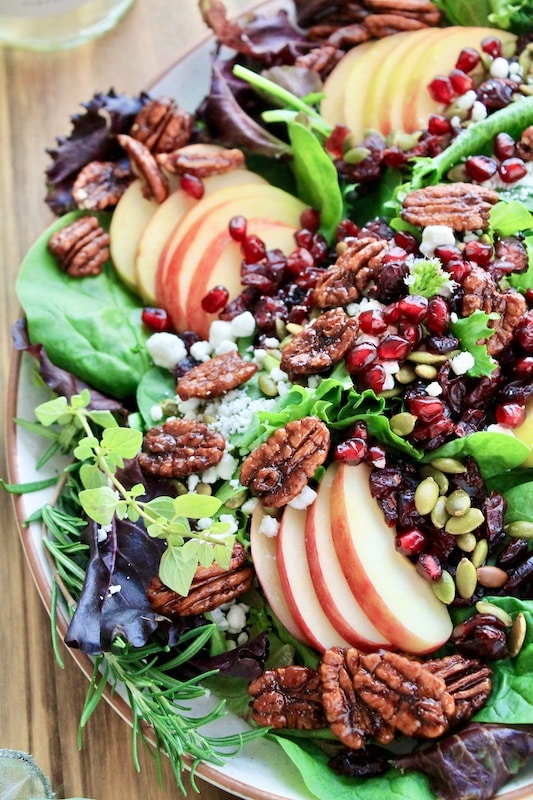 Thanksgiving salad recipe with cranberries
