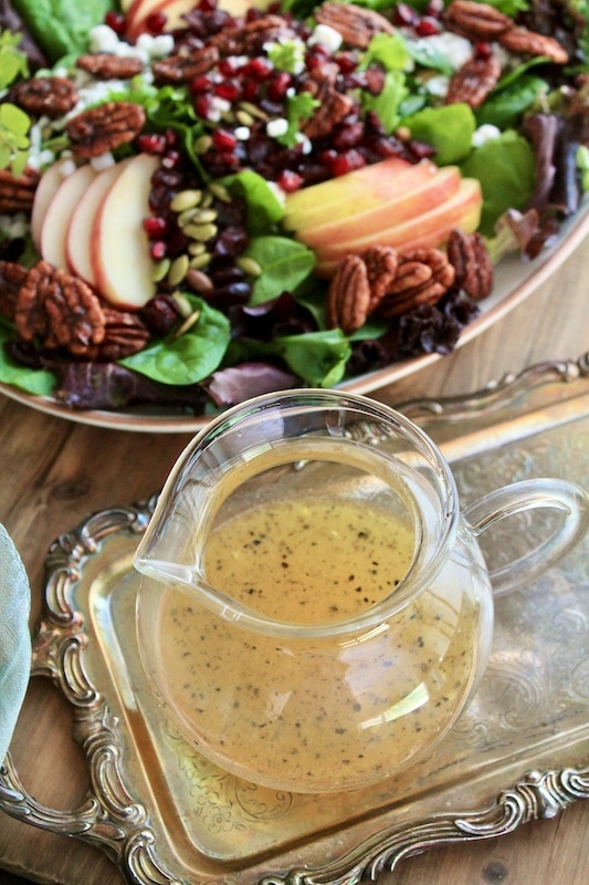 make the dressing with apple cider