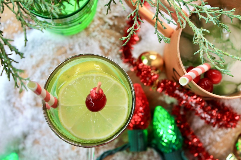 easy christmas party cocktail grinch