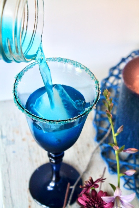 shake well in cocktial shaker and strain over a fresh cube of cocktail ice