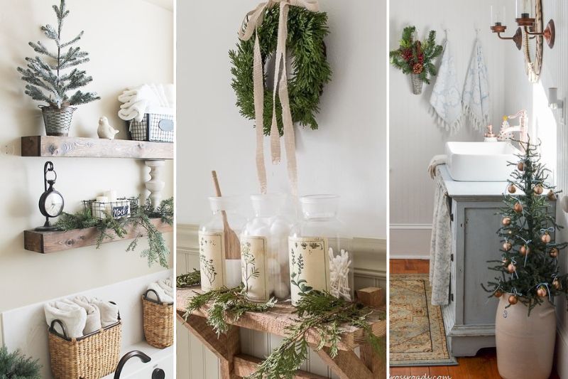 christmas bathroom decor ideas