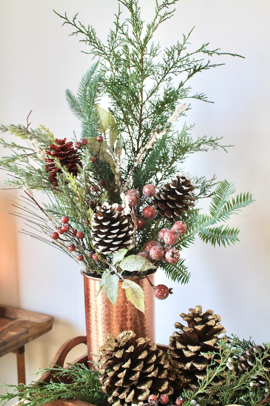 diy Christmas coffee table decorations
