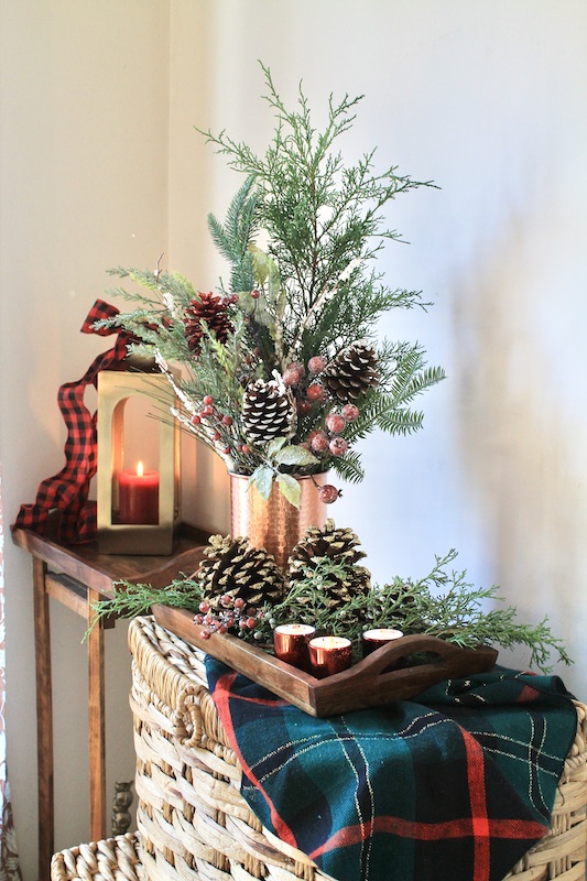 diy Christmas coffee table decorations