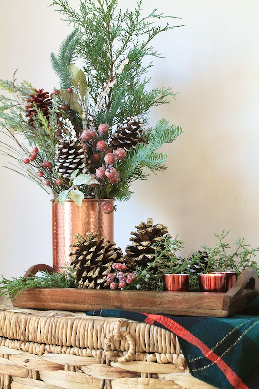 diy Christmas coffee table decorations