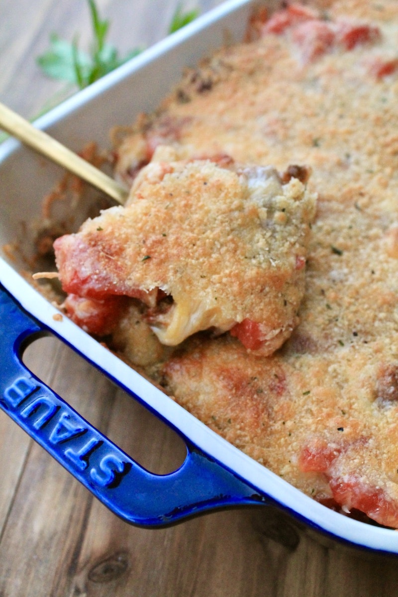 serve easy taco meat pasta casserole