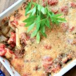 taco meat pasta casserole