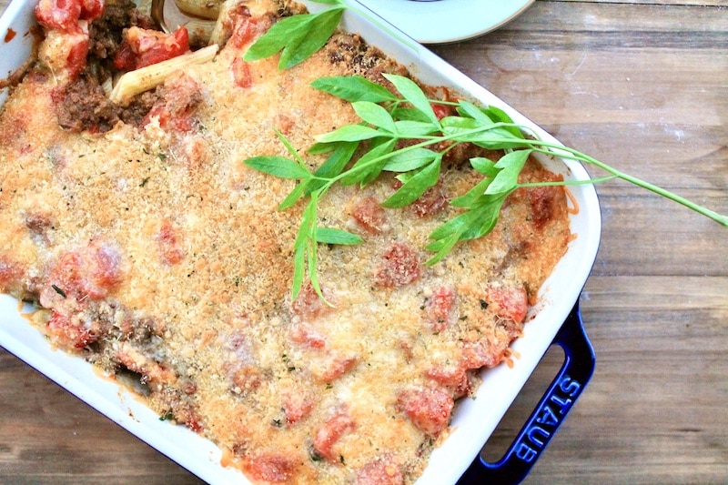 leftover taco meat pasta casserole