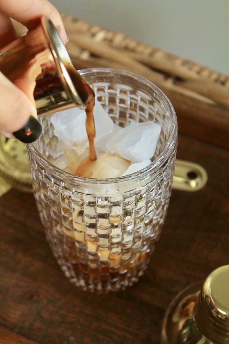 add coffee maple syrup