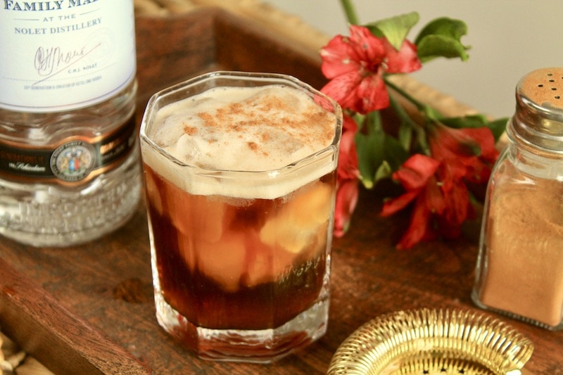 chilled vodka coffee cocktail