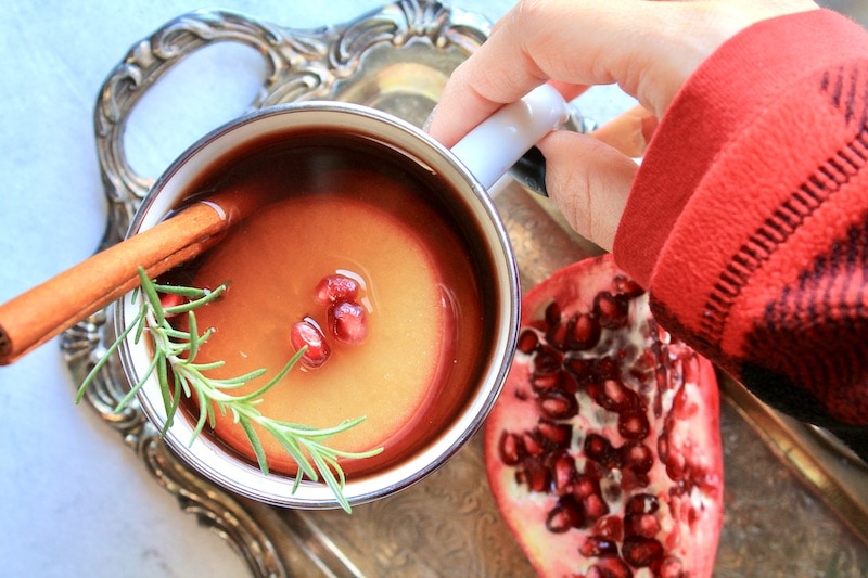 winter hot toddy with vodka