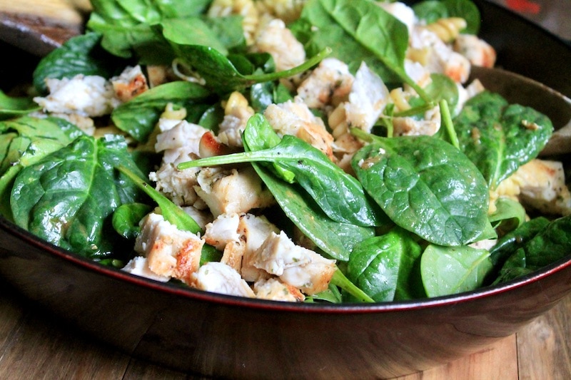 one pot chicken spinach pasta