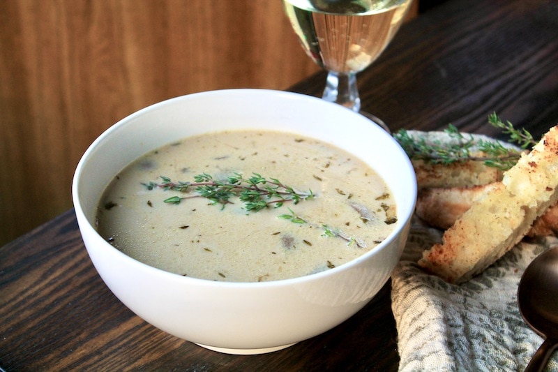 instant pot mushroom soup