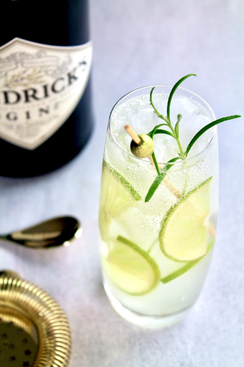 crisp club soda lime and gin make this easy gin cocktail