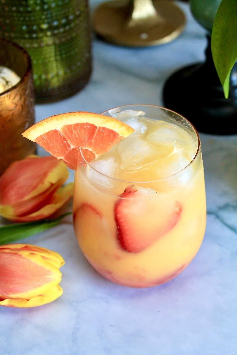 easter tequila sunrise cocktail