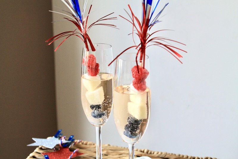 red white and blue drinks