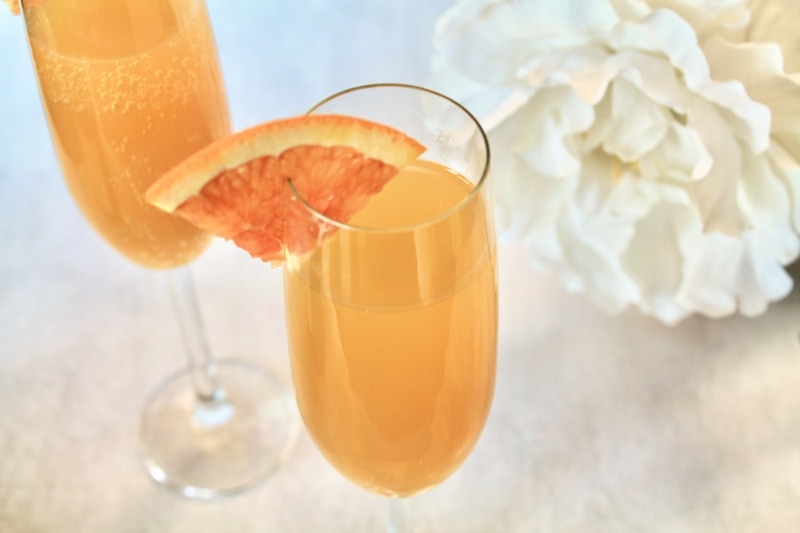easy brunch mango mimosas to serve at brunch