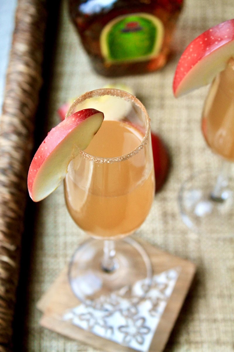 top fall mimosas with champagne