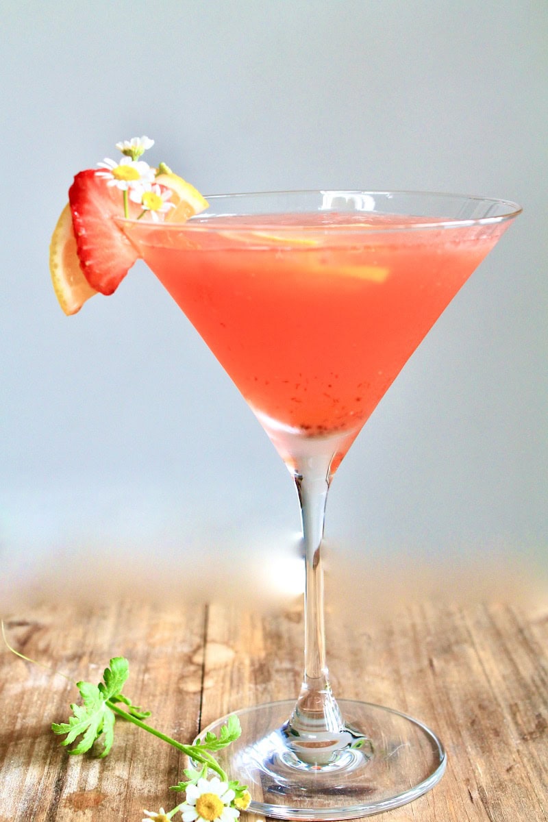 strawberry martini recipe with vodka