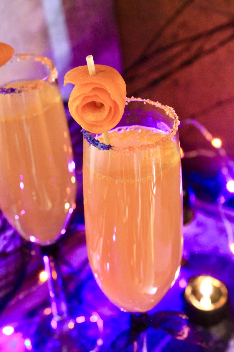 halloween mimosas