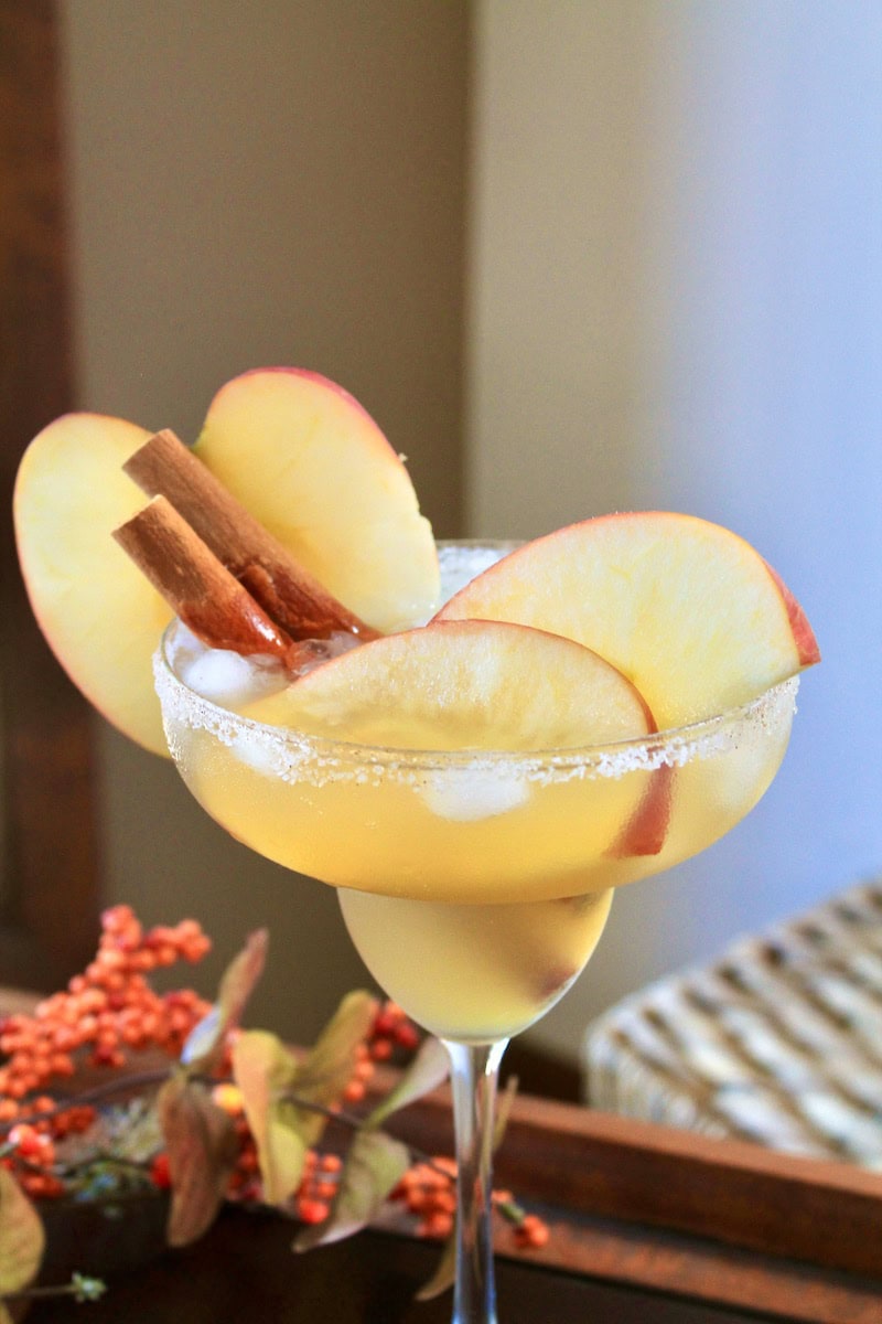 easy fall cocktail fireball margarita