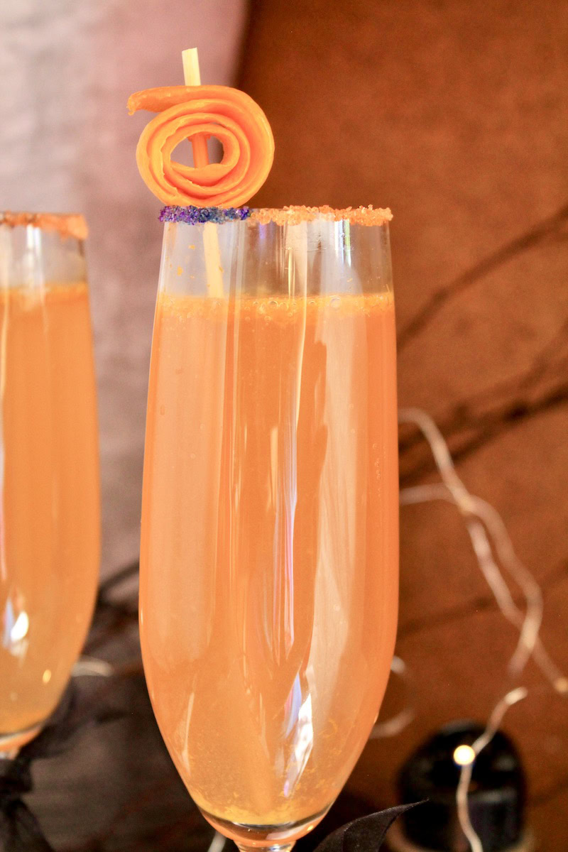 halloween mimosas