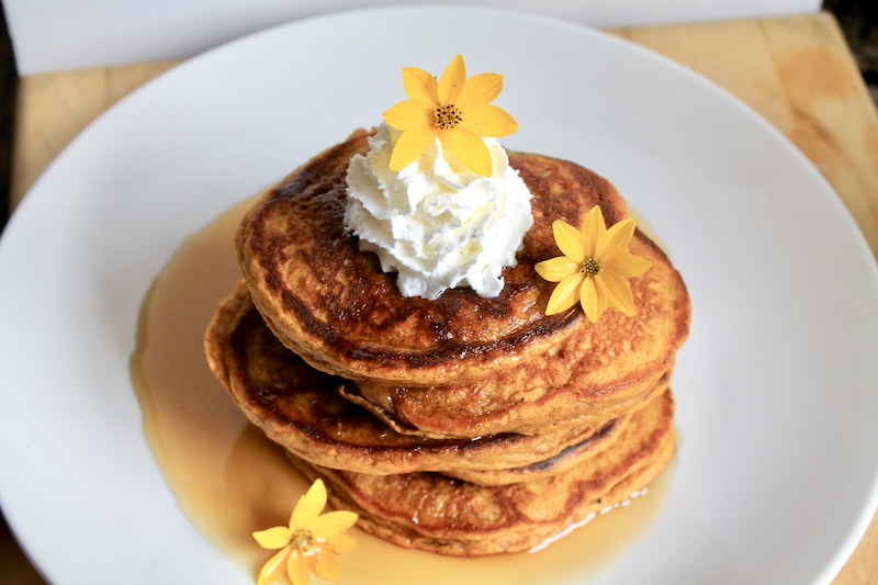 easy pumpkin protein pancakes recipe