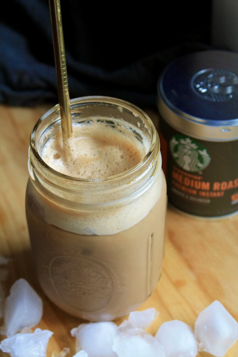 pumpkin spice iced coffee