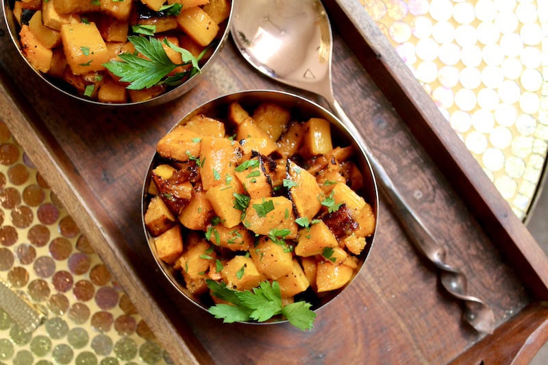 roasted butternut squash and sweet potato recipe thanksgiving