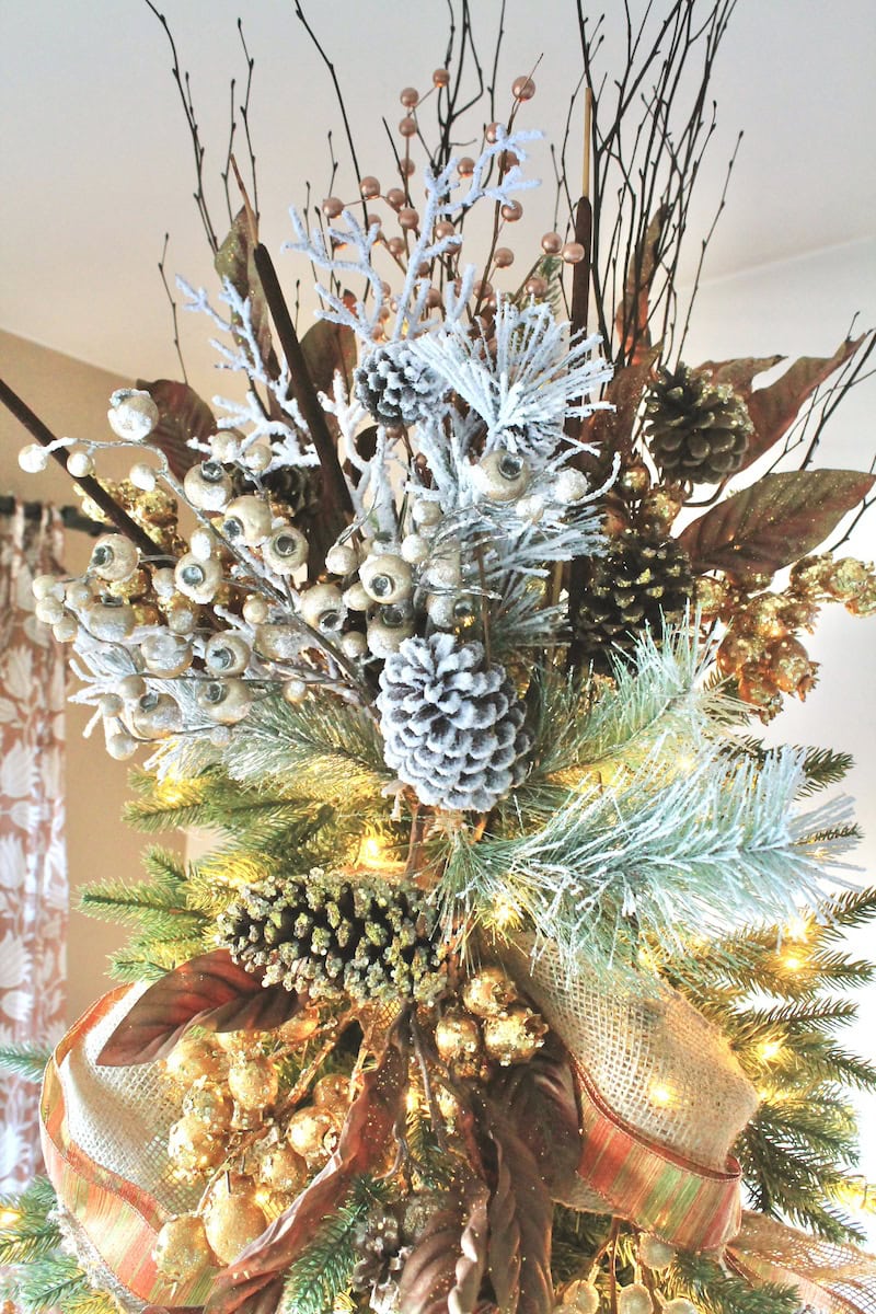 winter woods christmas tree