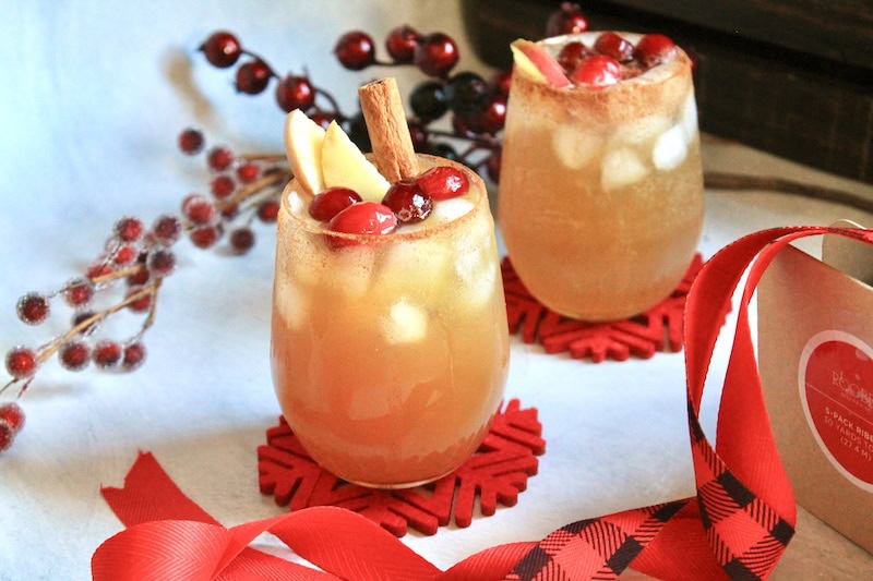 sleigh break christmas bourbon cocktail