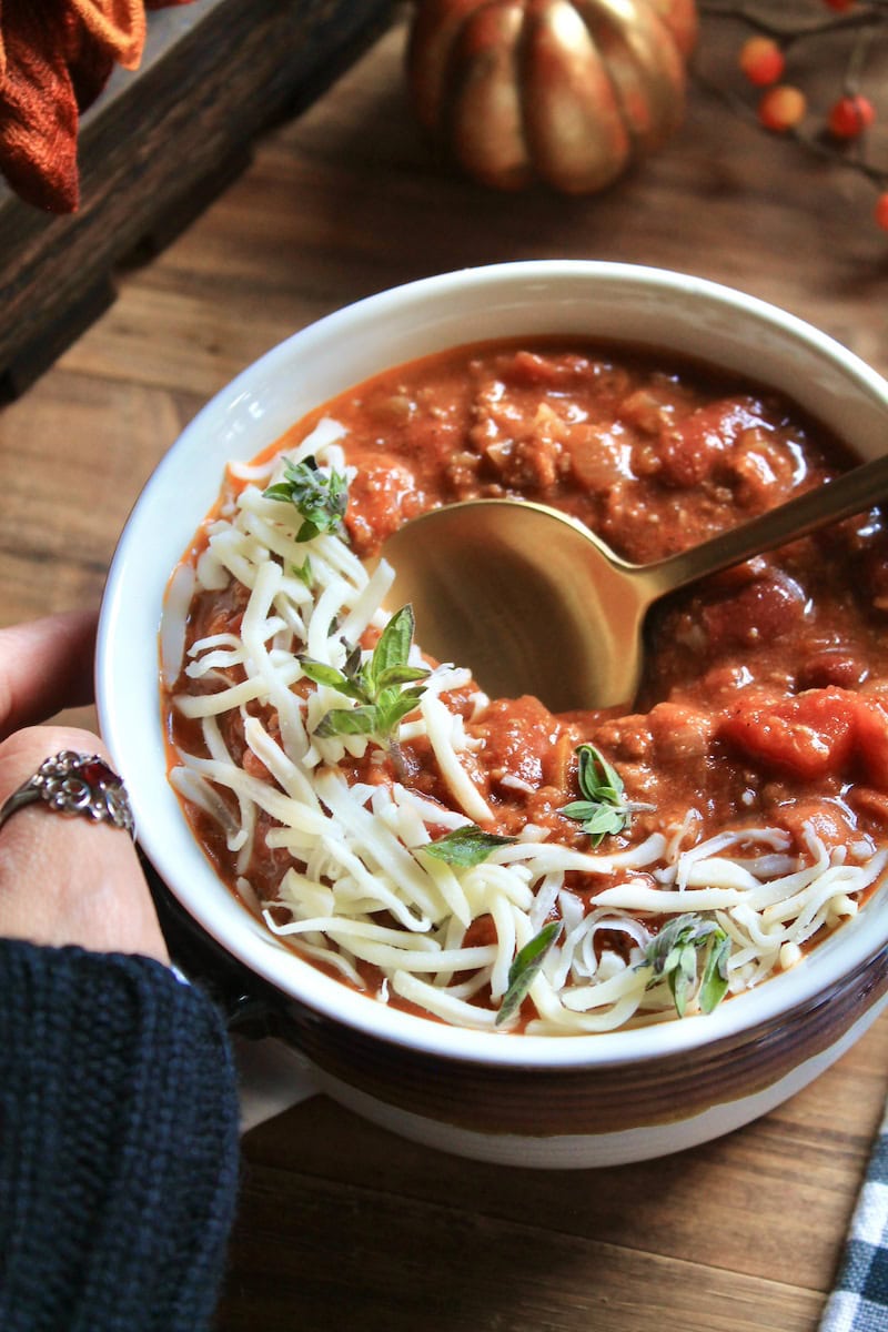 instant pot hot chili