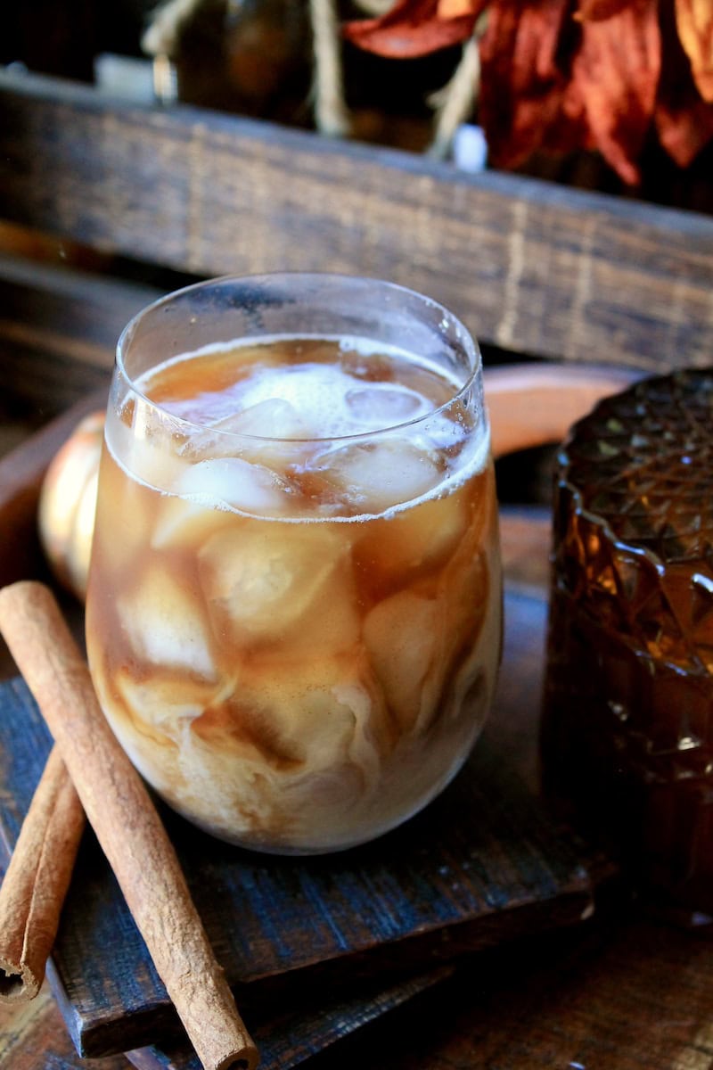 iced tea with chai spice