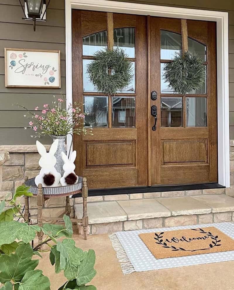 easter porch decor