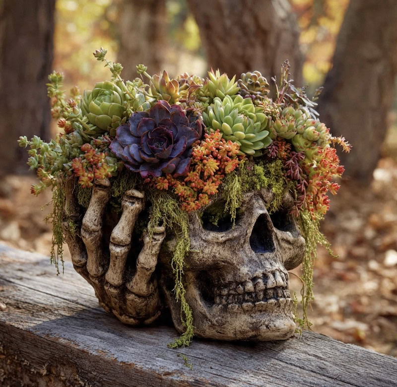 head planter plants ideas