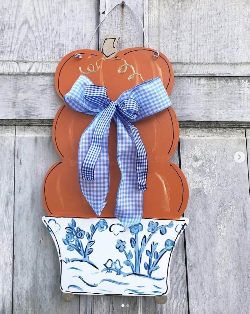 front porch fall decor idea