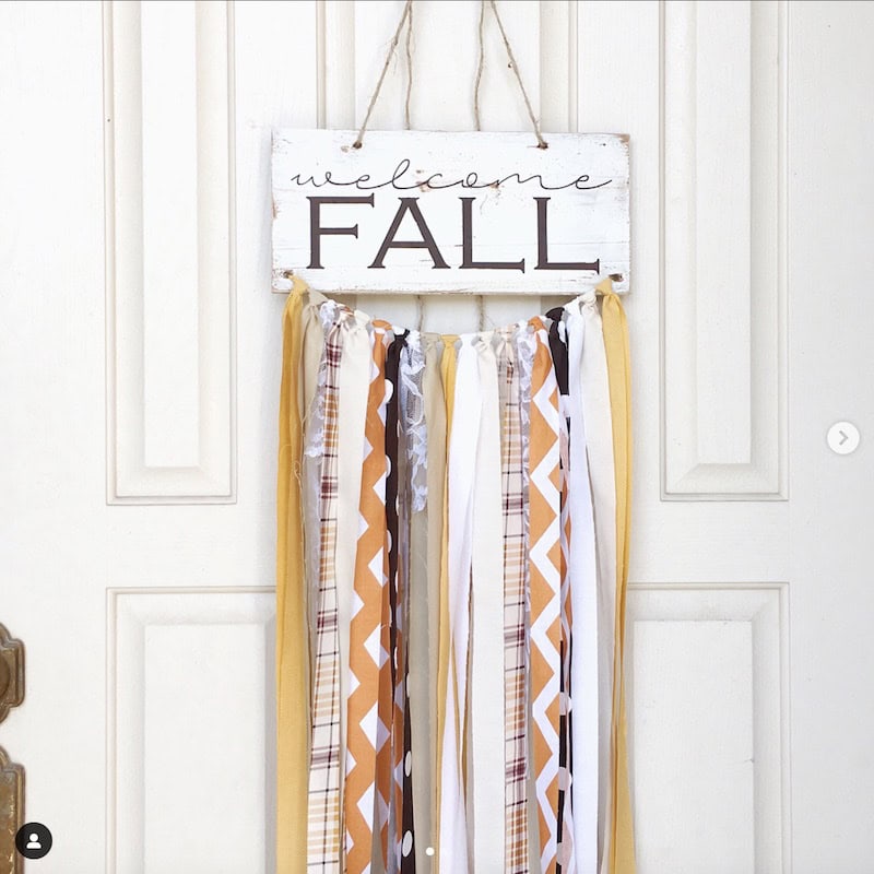 diy fall door hangers