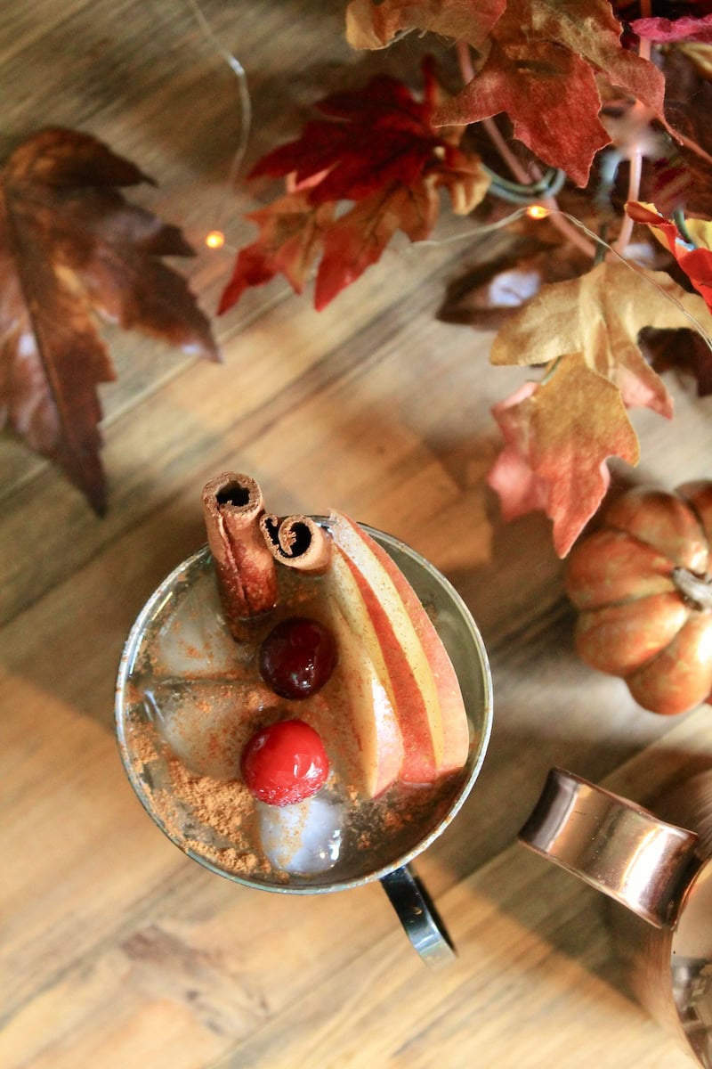 easy apple cider moscow mule