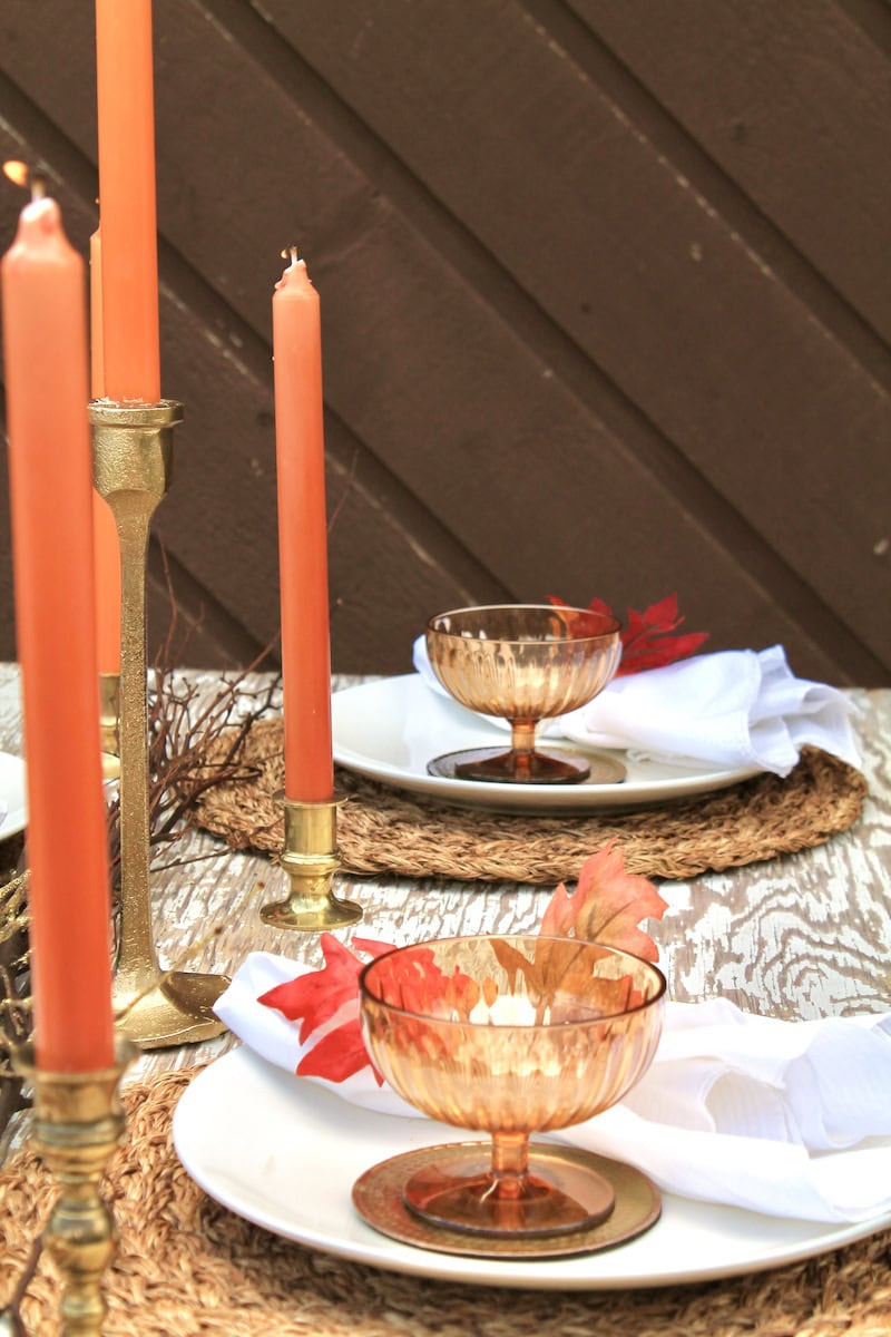 budget friendly thanksgiving table