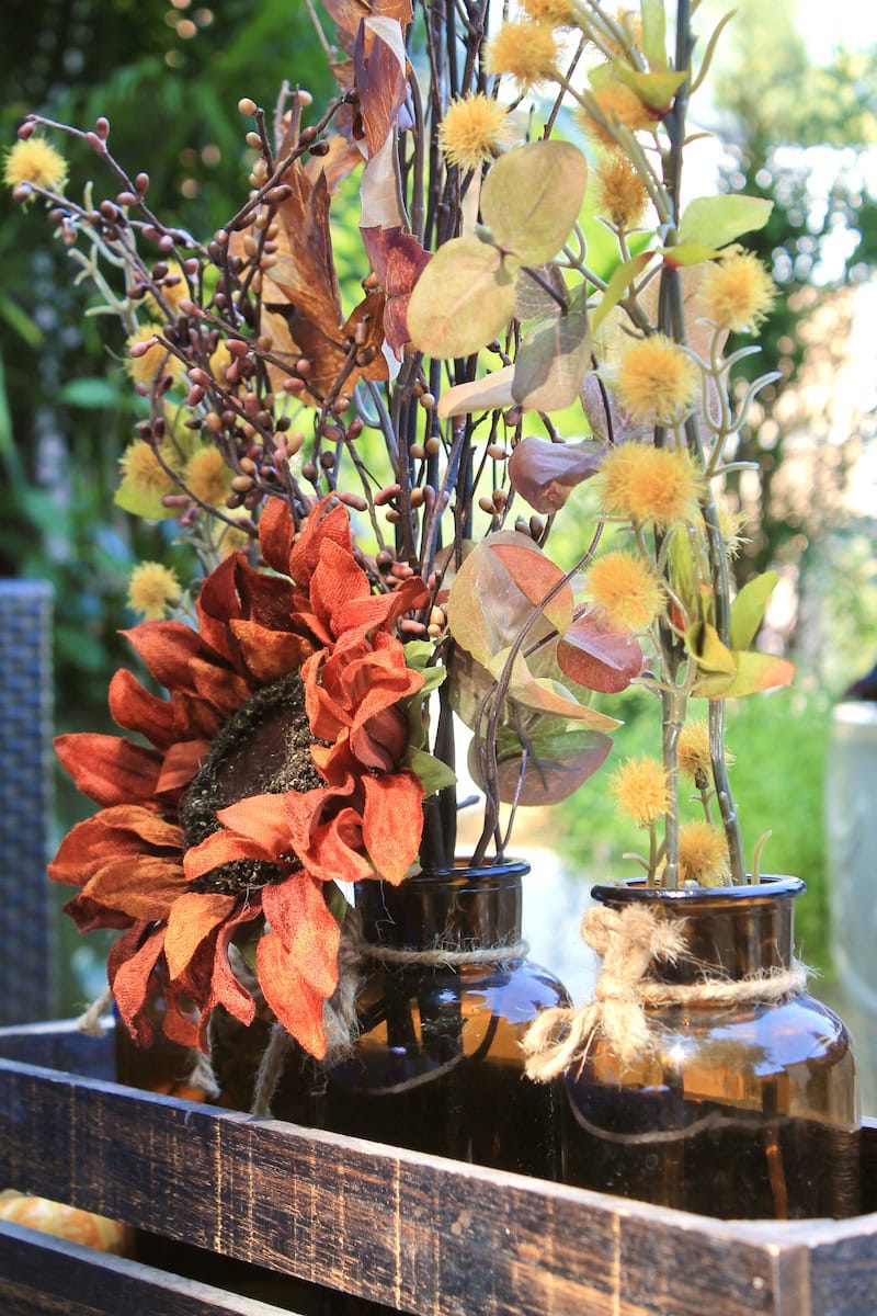simple fall table centerpiece ideas