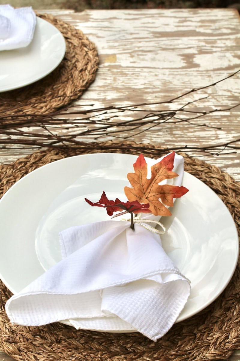 easy diy thanksgiving table decor ideas with natural elements