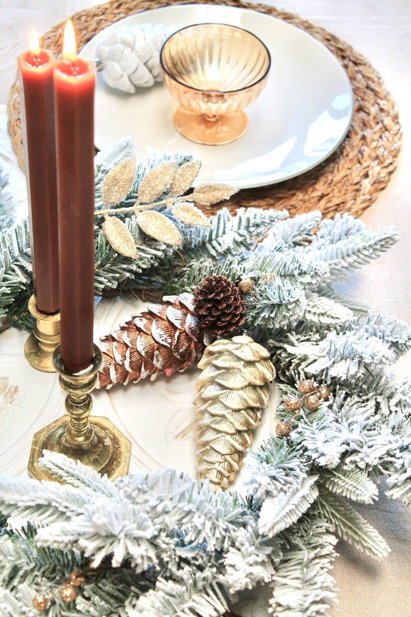 easy christmas centerpiece with target wreaths