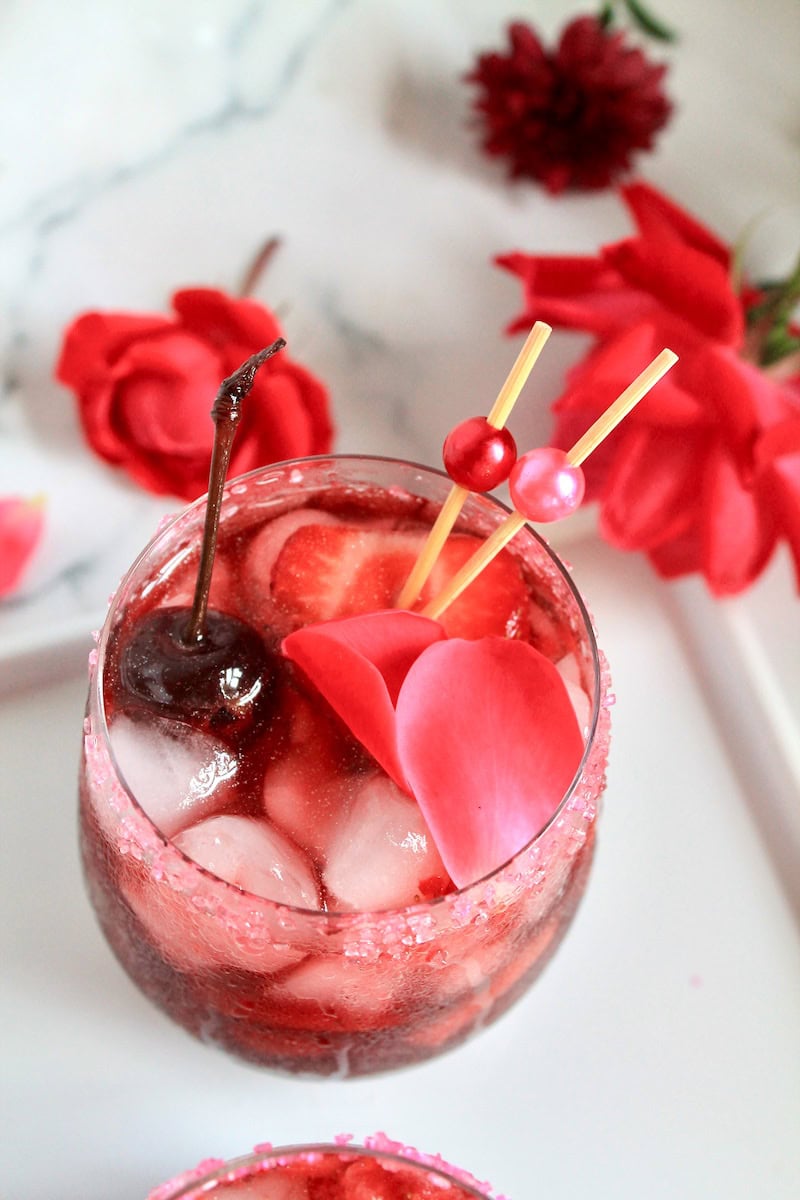 easy valentine's day cocktail