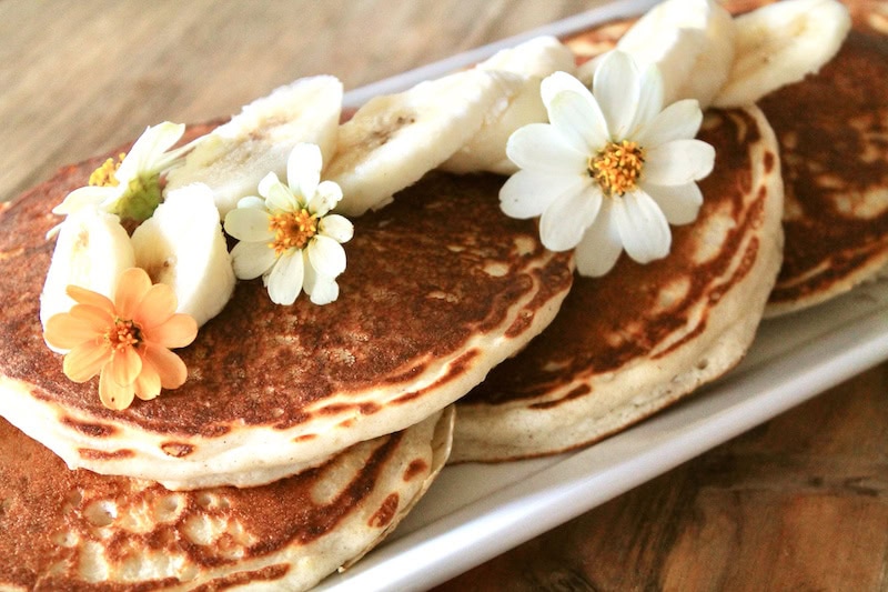 Easy Vanilla Protein Pancakes (or Waffle Mix) Recipe with Protein Powder