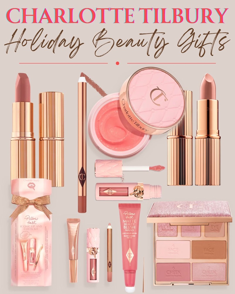 festive charlotte tilbury makeup and beauty gift ideas for the holidays